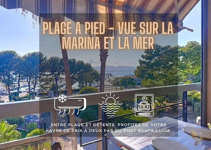 Capraphea T2 With Seaview,balcony,parking,ac,wifi. Saint-Raphaël