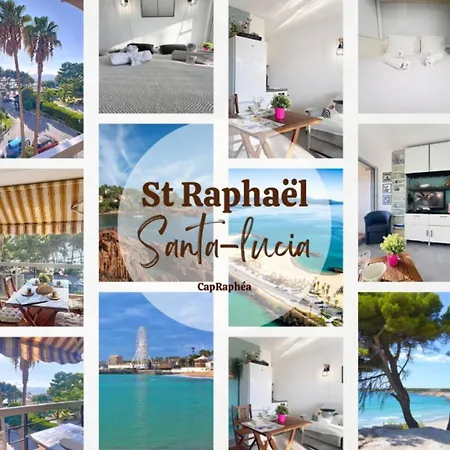 Apartman Capraphea T2 With Seaview,balcony,parking,ac,wifi. Saint-Raphaël