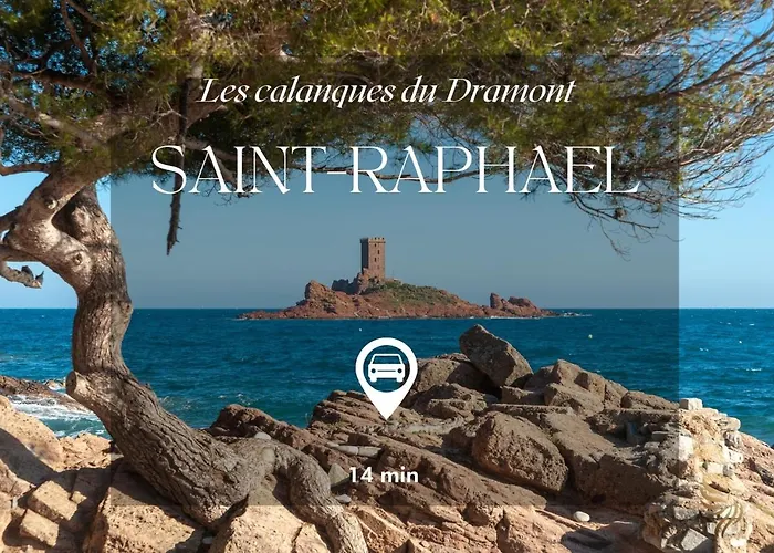 Appartement Capraphéa T2 With Seaview,balcony,parking,ac. Saint-Raphaël
